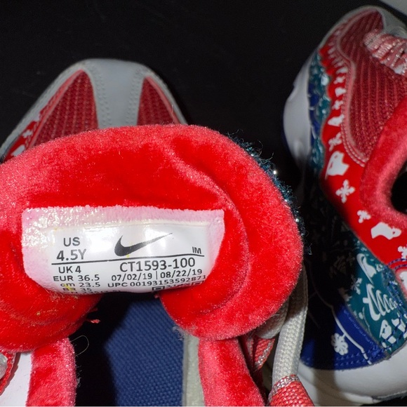 NIKE AIR MAX 95 Grade School "UGLY CHRISTMAS SWEATER" Size 5.5Y - Picture 6 of 10